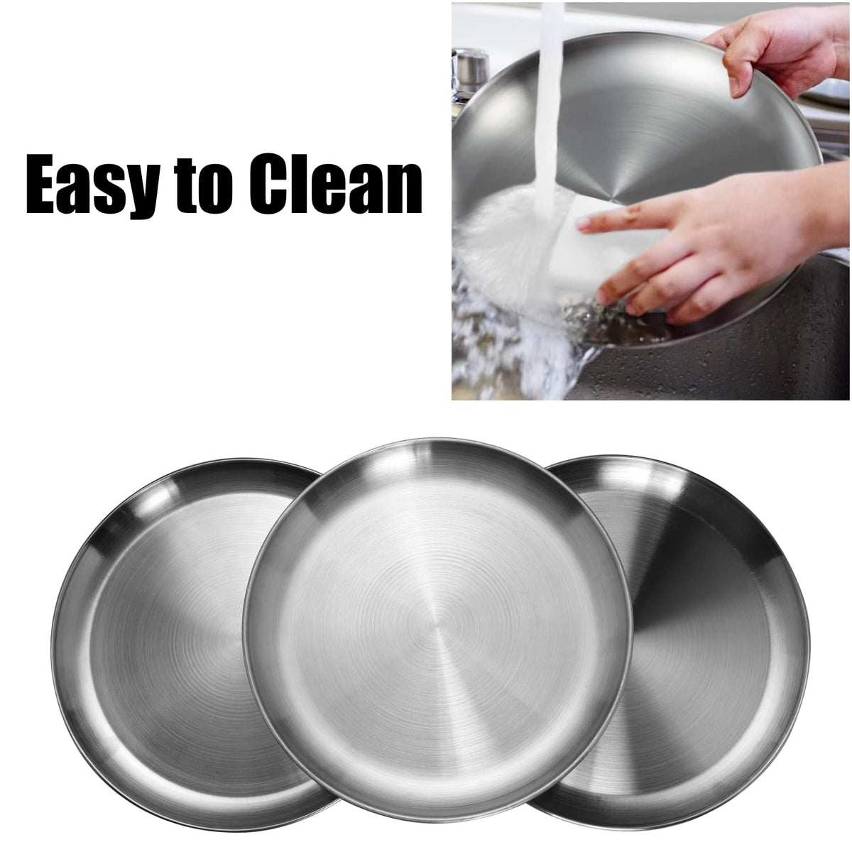 CAMBUY portable steel plate perfect for picnics and outdoor dining.