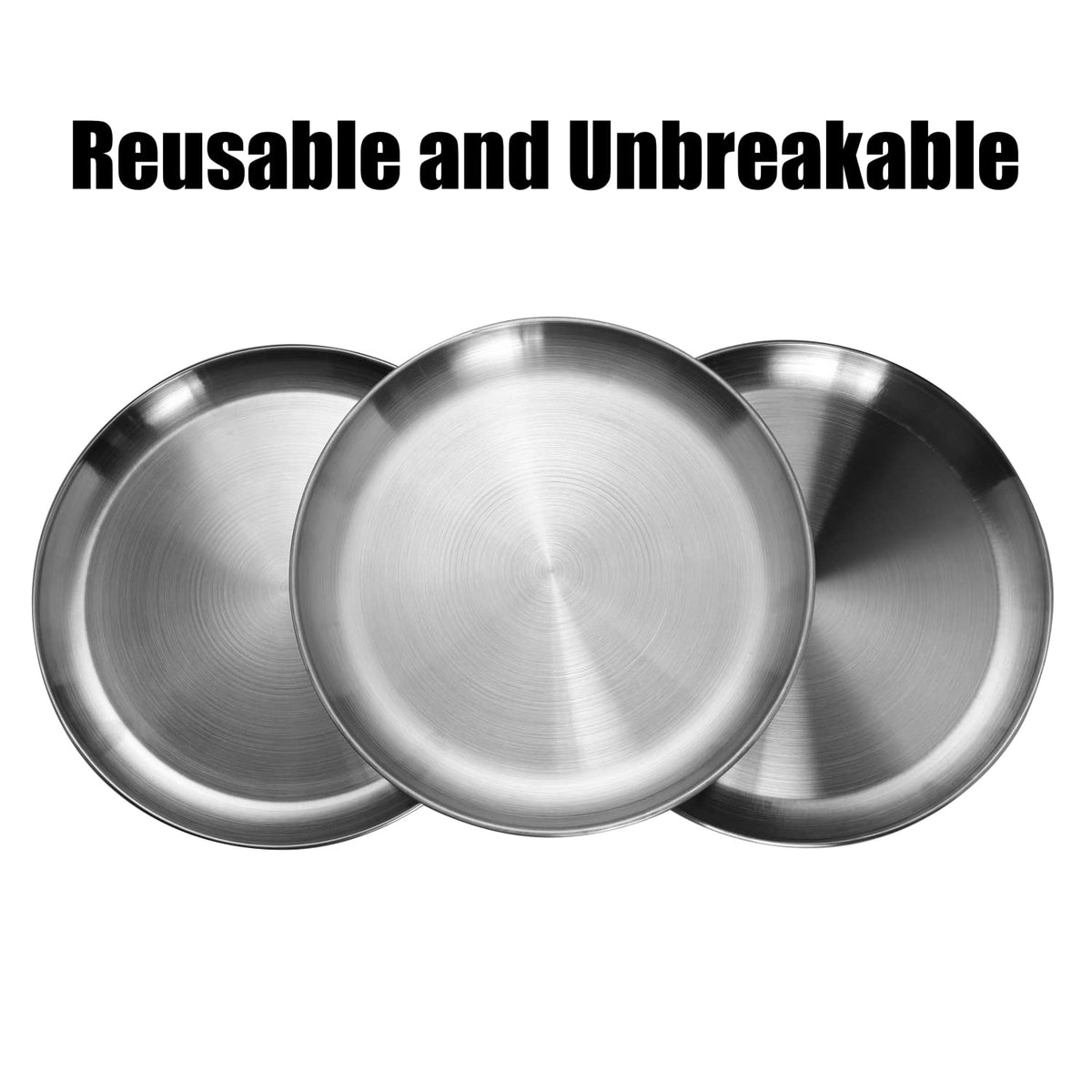 Camping trip setup featuring CAMBUY plates traveling light and durable