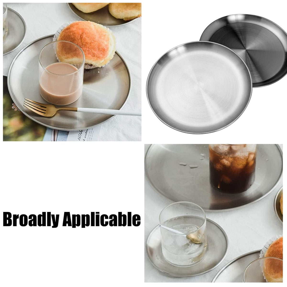 CAMBUY sturdy unbreakable plate for family dinners and gatherings.