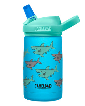 CamelBak Eddy+ Kids 12oz bottle with durable stainless steel body for school use.