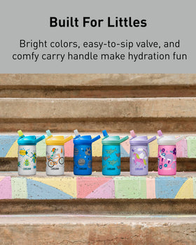 CamelBak Eddy+ Kids dishwasher-safe bottle for quick, hygienic cleanup.