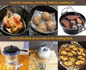 Camping Moon stainless steel rack rust-resistant and easy to clean