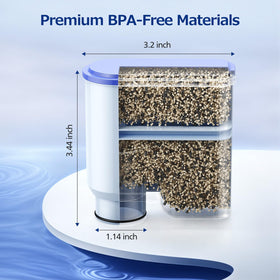 Filter installed in Philips coffee machine for easy upgrade