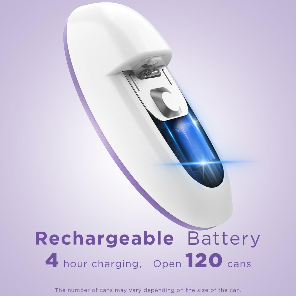 Canslab Ultrablade PRO USB rechargeable battery for long-lasting can opening