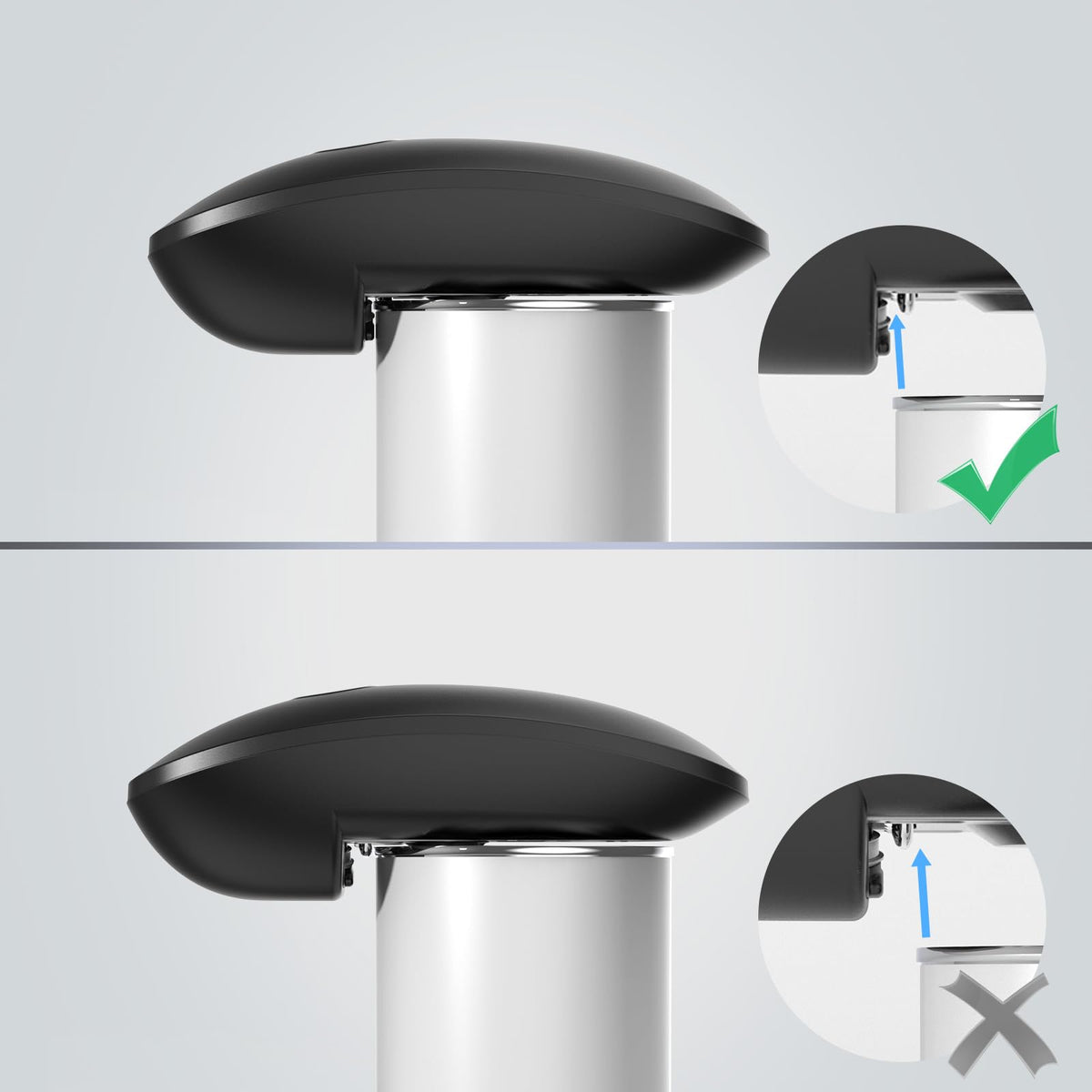 Wall-mount magnetic holder keeps the opener within reach and tidy.