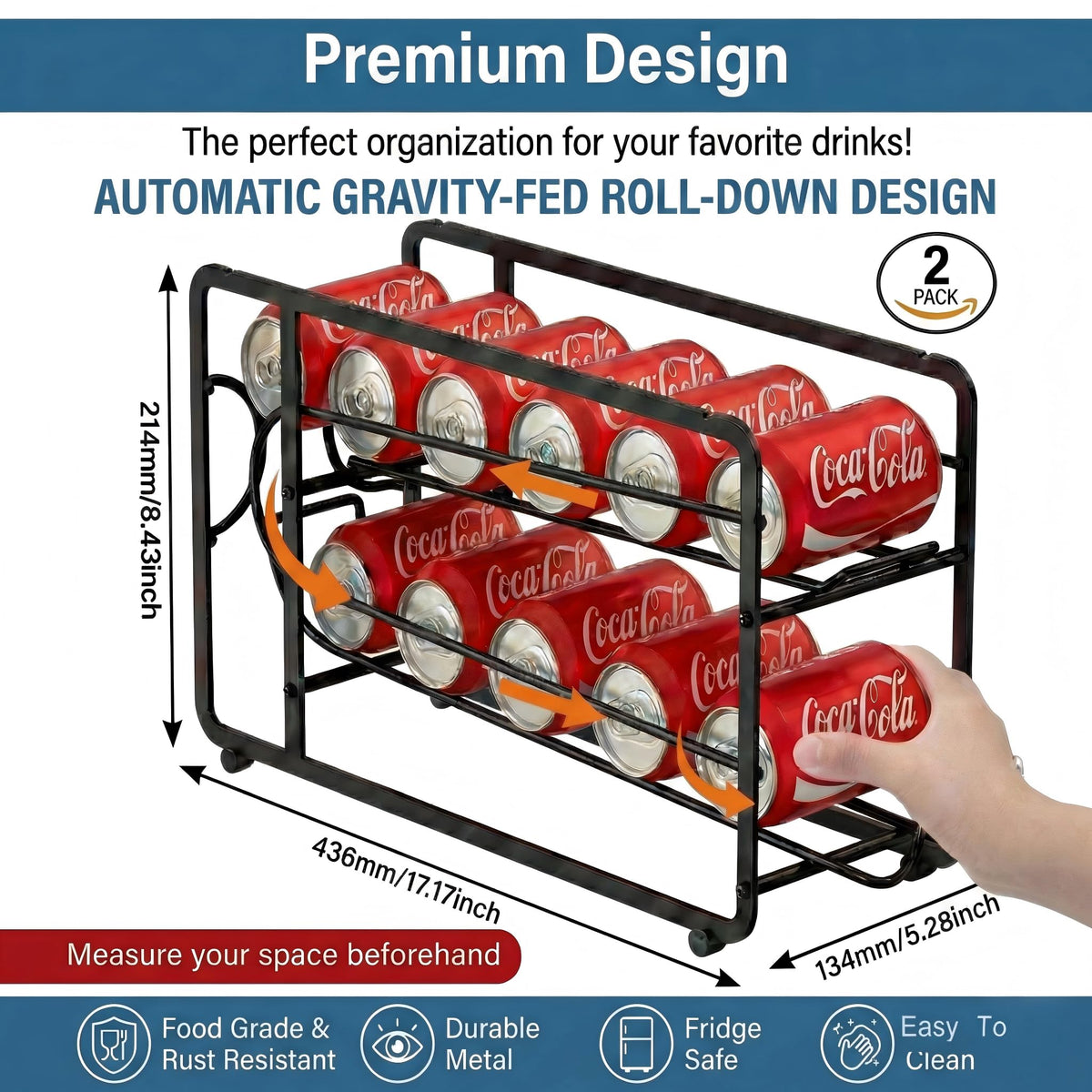 CANYAVE tilting front-loading design facilitates quick can access