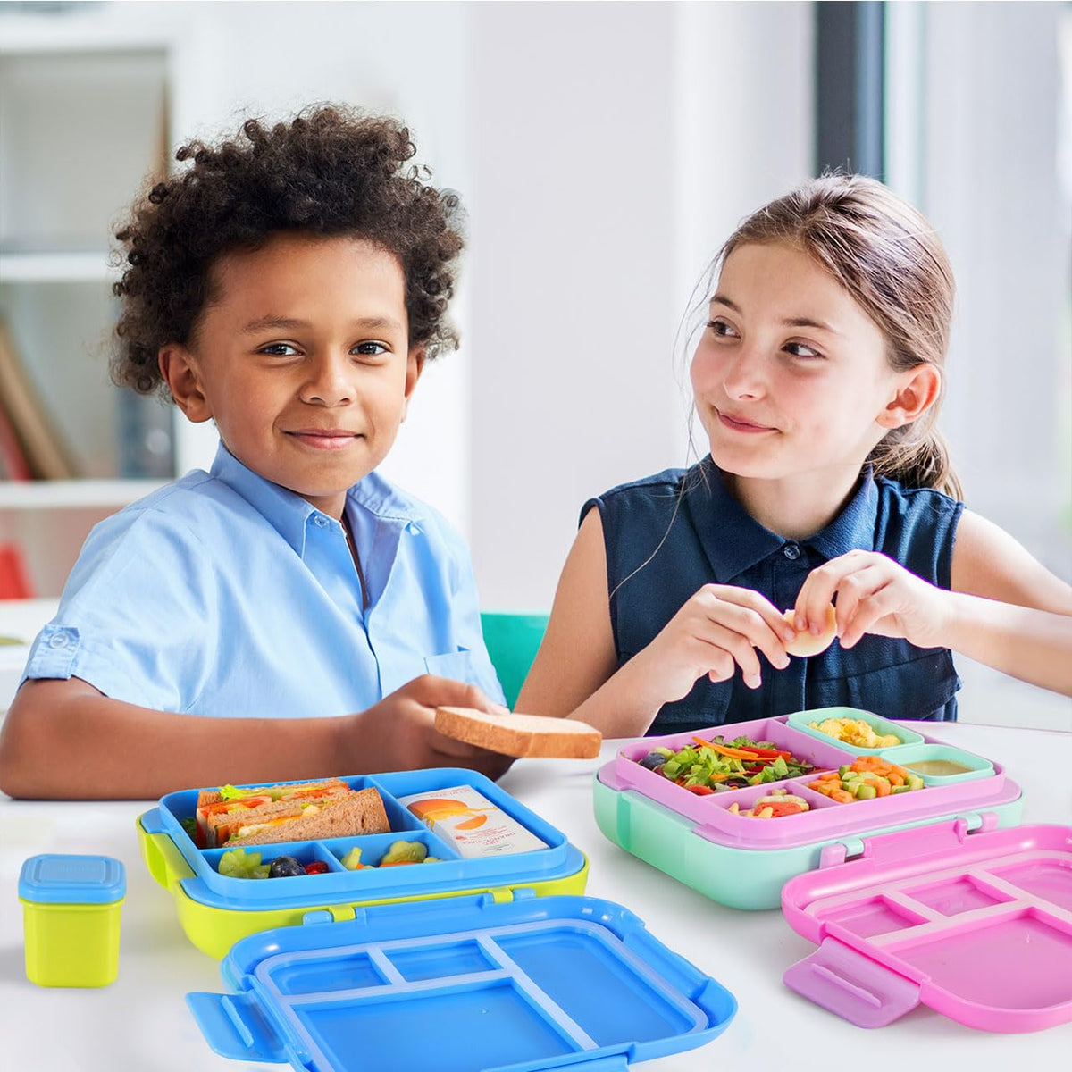 Caperci Bento Box is microwave and dishwasher-safe and BPA-free