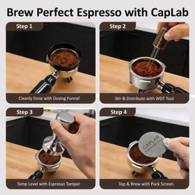 CapLab 51mm portafilter fit for Delonghi and Breville models