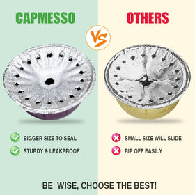 CAPMESSO fill-and-seal process with ground coffee and lid