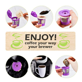 CAPMESSO patent-design filter provides reliable single-serve filtration.