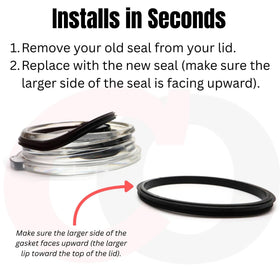 Captain O-Ring 30oz lid seal provides a reliable replacement gasket for multiple mugs