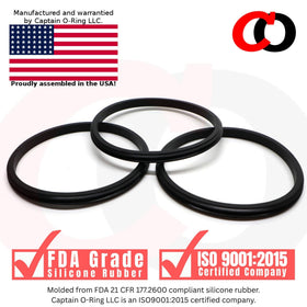 Captain O-Ring lid seal made in USA for reliable performance