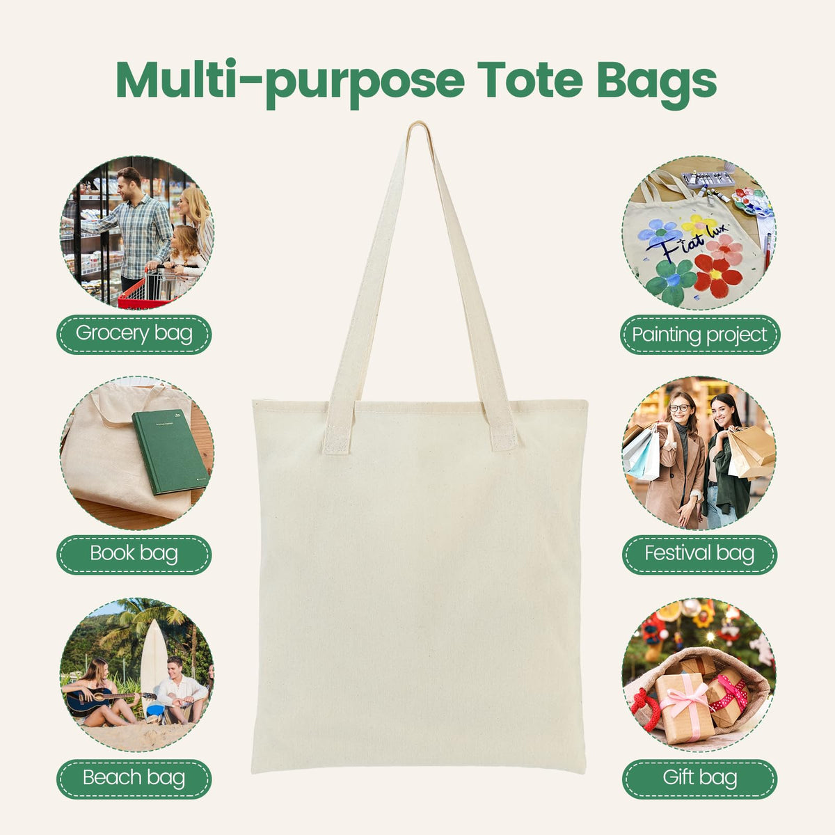 Carbrea tote care note highlights hand washing and heat transfer safety