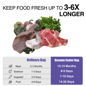 CAREGY freezer-safe bags protecting contents during freezing