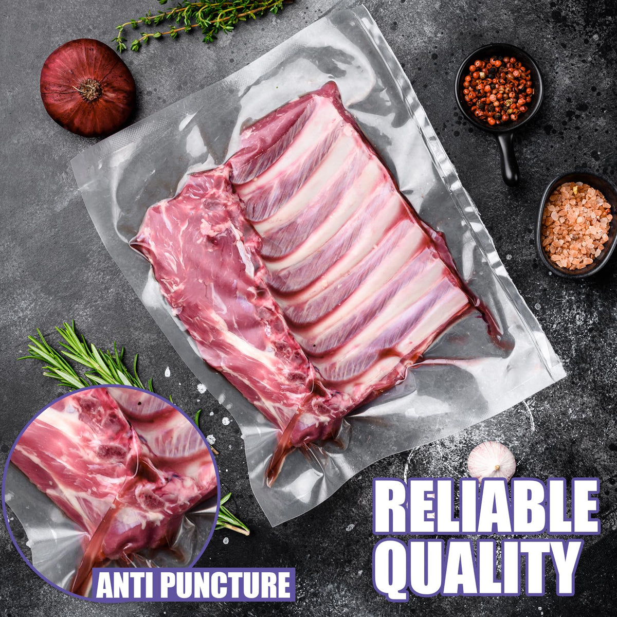 CAREGY sous vide-ready bags enable precise low-temperature cooking
