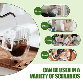 CARGEN portable paper coffee filter bag ready for quick cups anywhere.