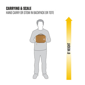 Carhartt lunch box mesh pocket closeup shows small-item organization.