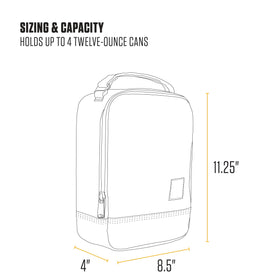 Carhartt Seabrook large zipper opening for fast packing.