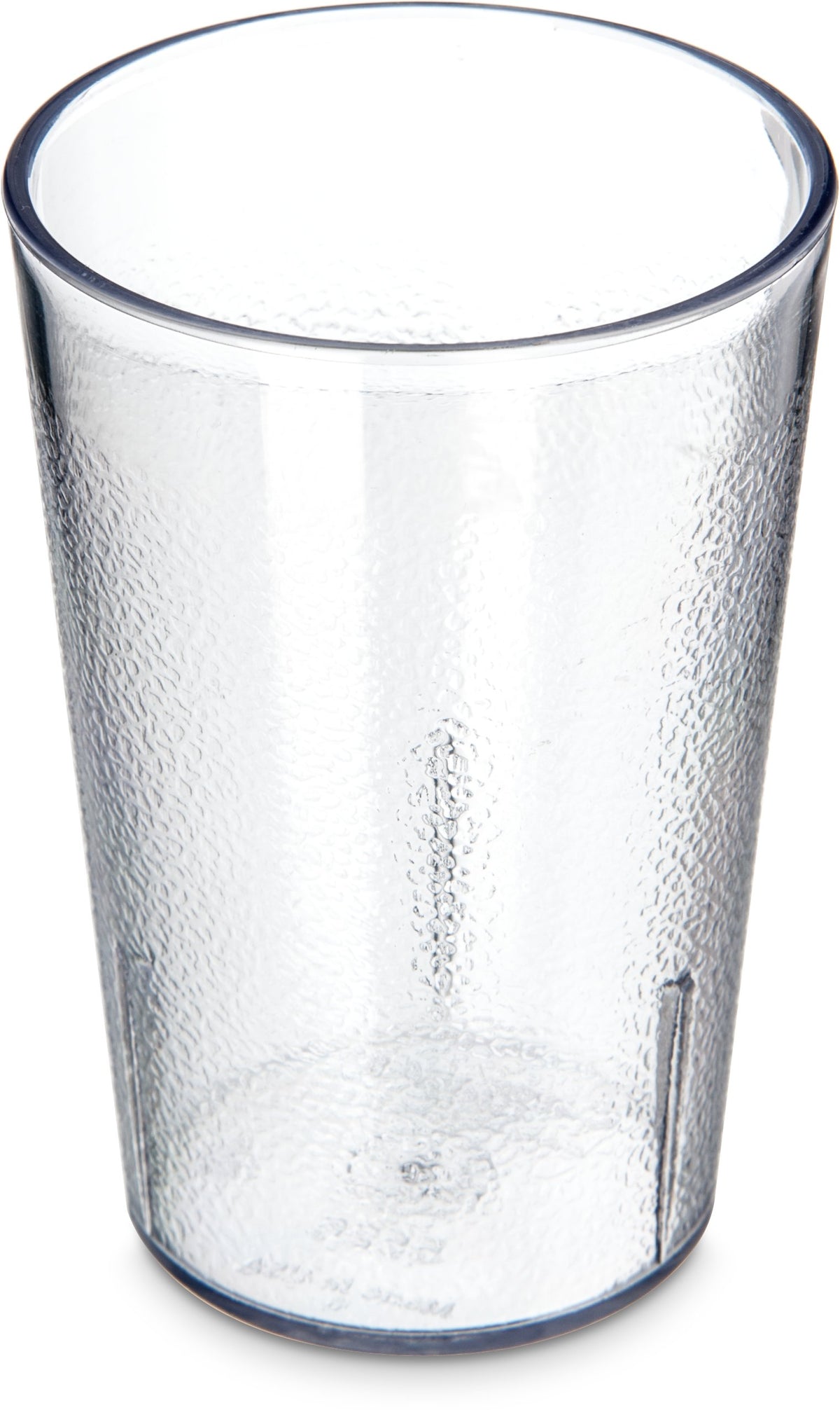Carlisle 8 oz stackable tumbler with clear finish for space-saving storage