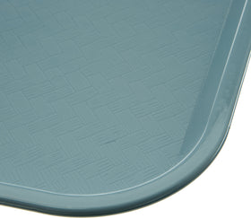 Carlisle CFS self-service tray texture enhances grip and reduces slips in busy areas.