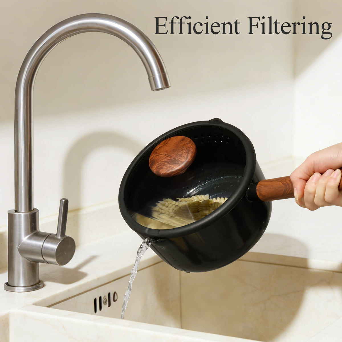CAROTE 21pcs set: 5qt stockpot with lid for soups and batch cooking.