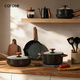CAROTE 21pcs set: steamer insert for healthy, steamed dishes.