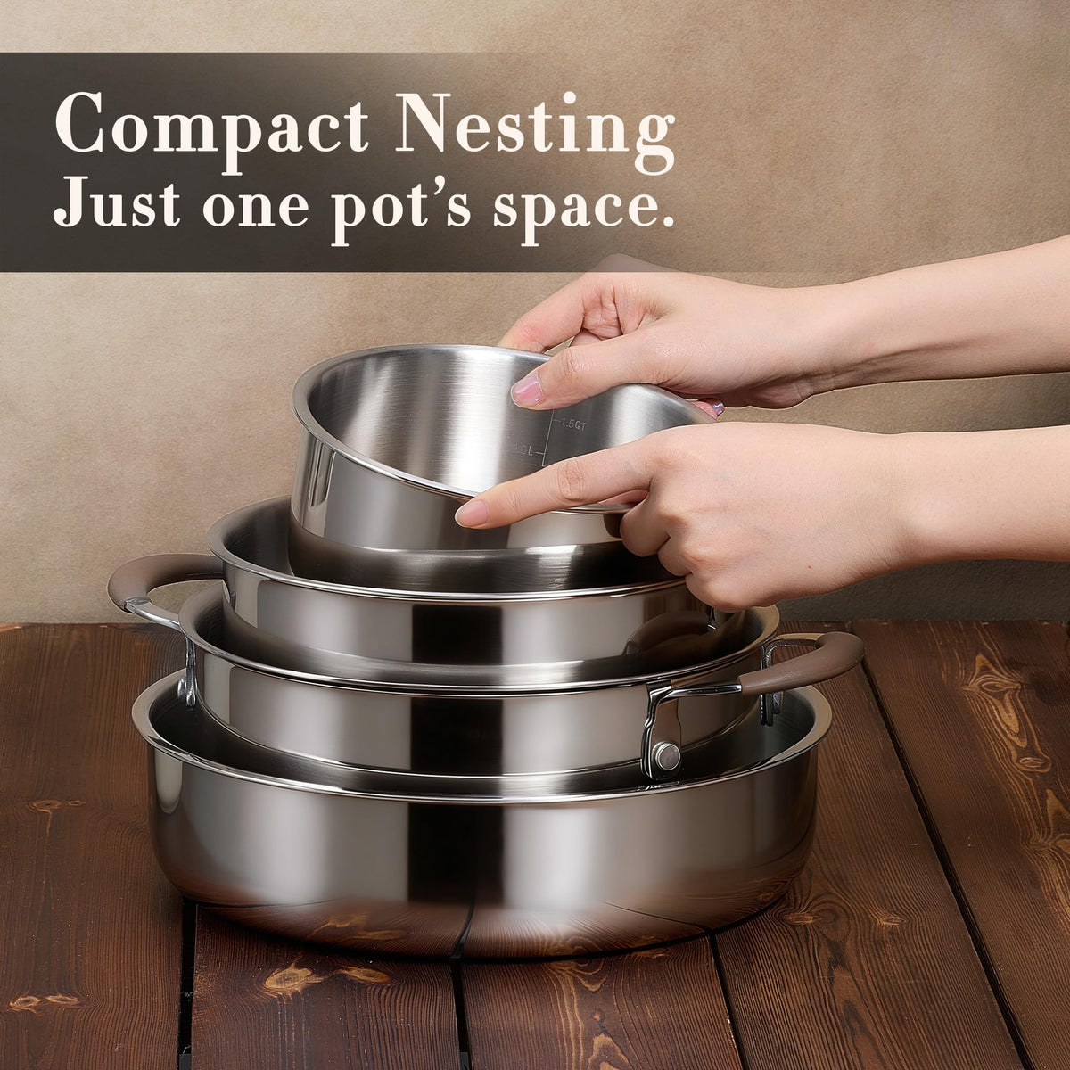 CAROTE camping RV portable cookware set for outdoor cooking