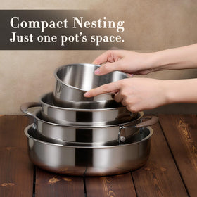 CAROTE camping RV portable cookware set for outdoor cooking