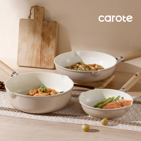 CAROTE 8in pan in a kitchen setting ready for quick weekly meals
