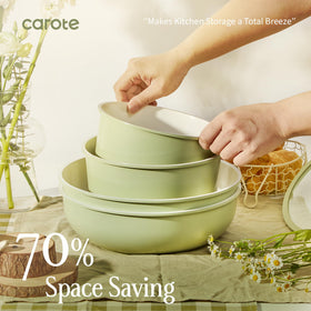 CAROTE dishwasher- and oven-safe cookware for versatile stove-to-table use
