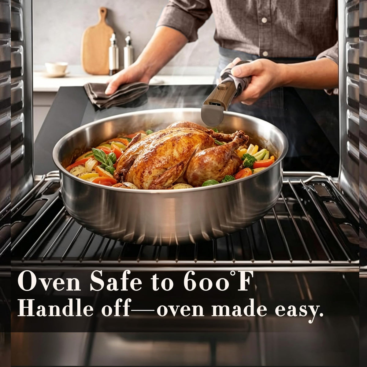 CAROTE dishwasher-safe cleanup saves time after meals.