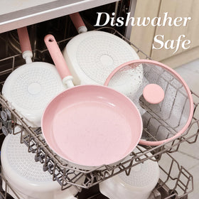 CAROTE dishwasher-safe pan for quick cleanup after cooking