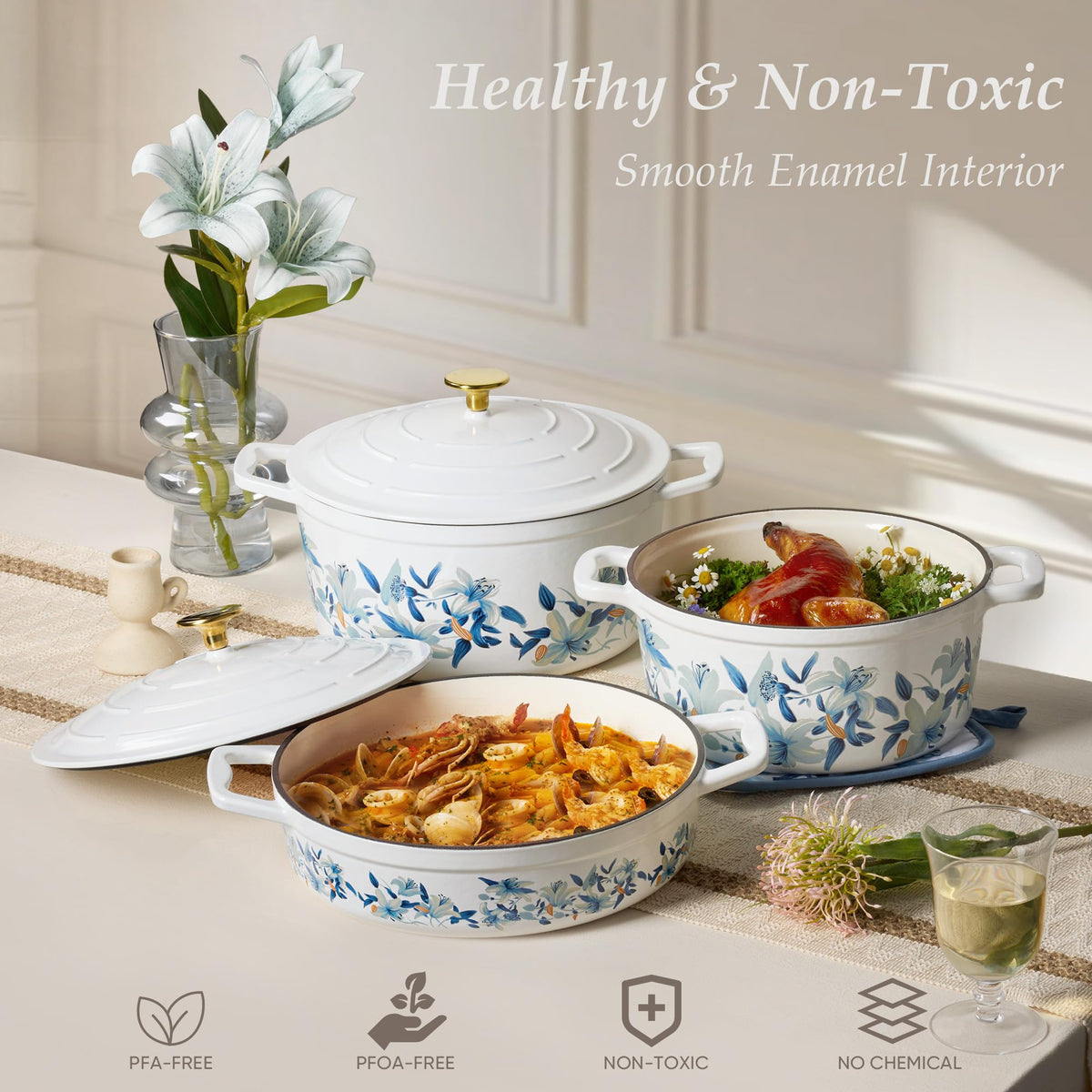 CAROTE gift box presentation makes this Dutch oven a ready-made gift