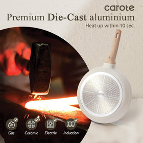 CAROTE easy clean surface supports fast post meal cleanup