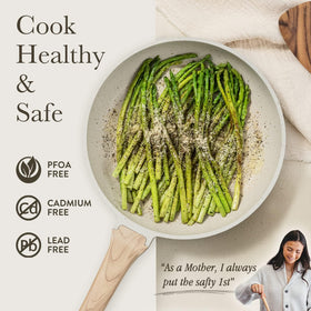 CAROTE eggs and omelet pan for fluffy results with minimal oil