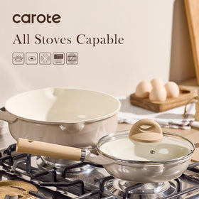 CAROTE ergonomic handle close-up for comfortable grip