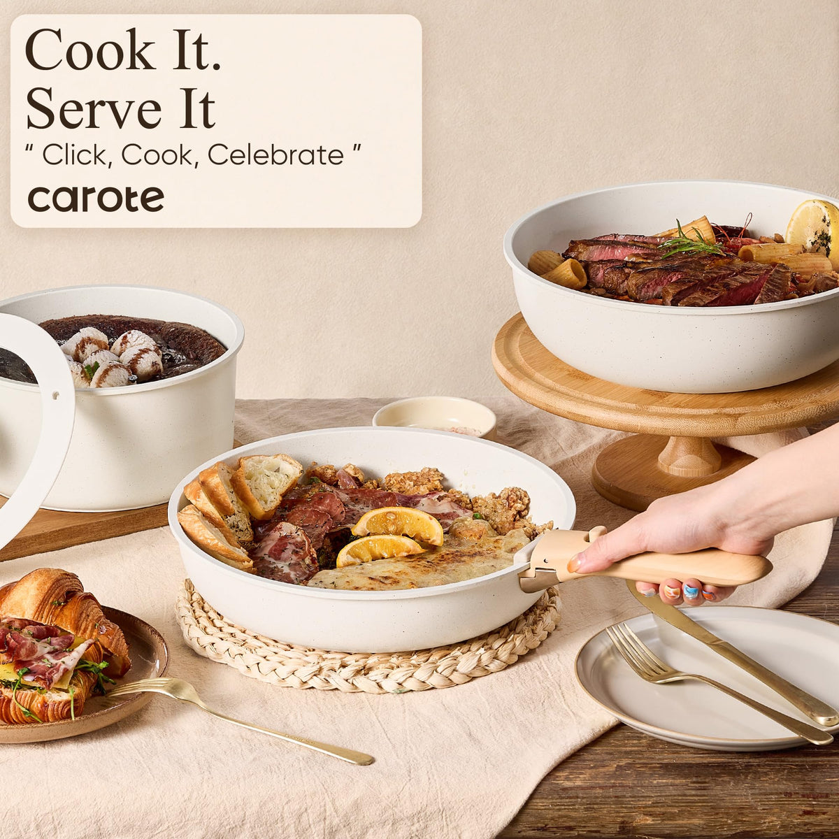 Even heat distribution for reliable cooking on induction stoves