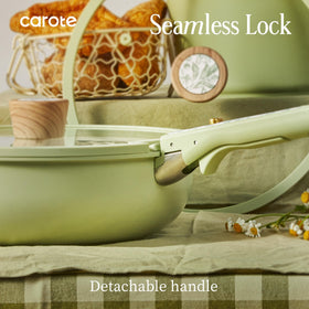 CAROTE green ceramic set adds eco-friendly style to the kitchen