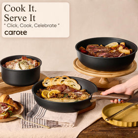 CAROTE included lids, protectors, and utensils complete the set.