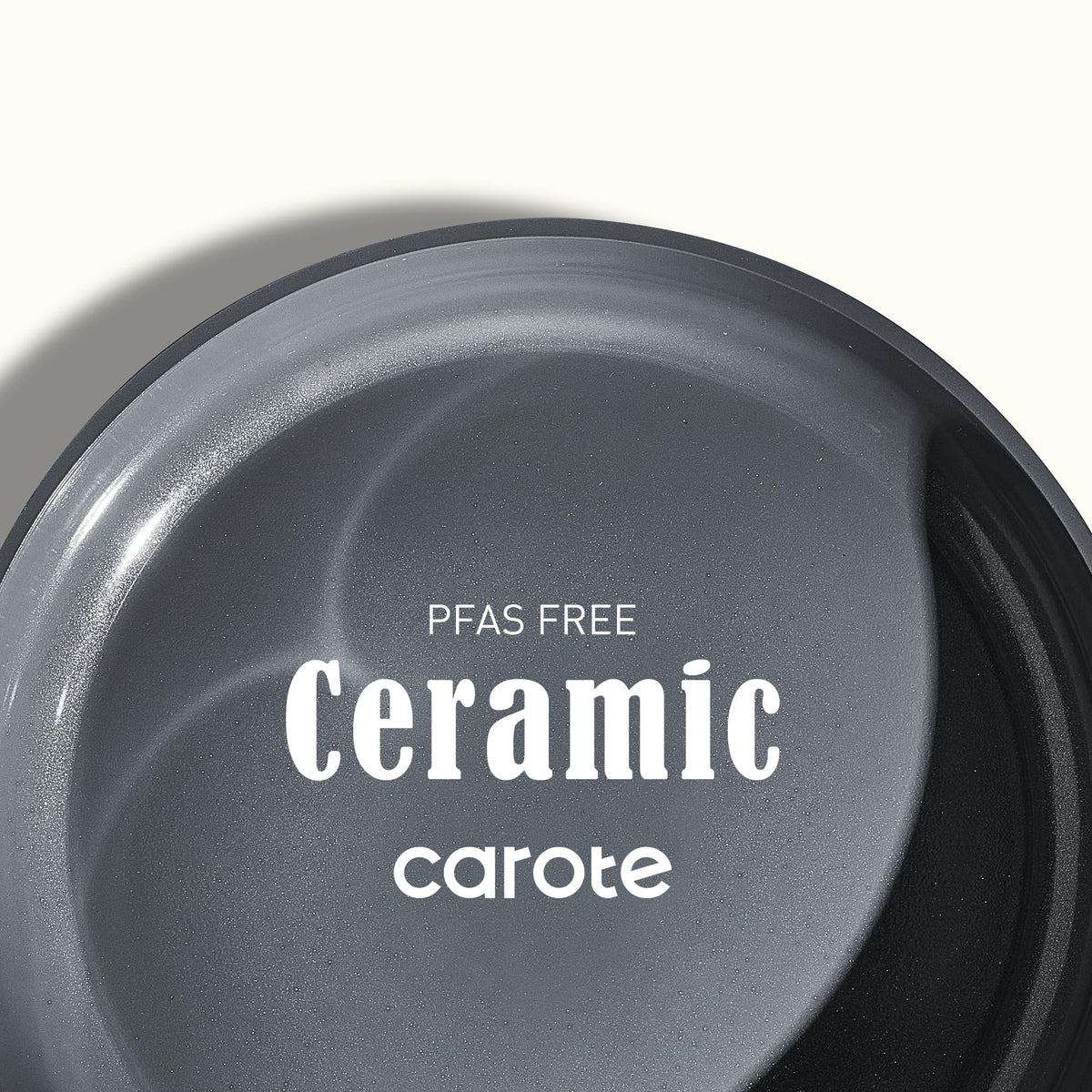 CAROTE induction-compatible base ensures even heat on any stove