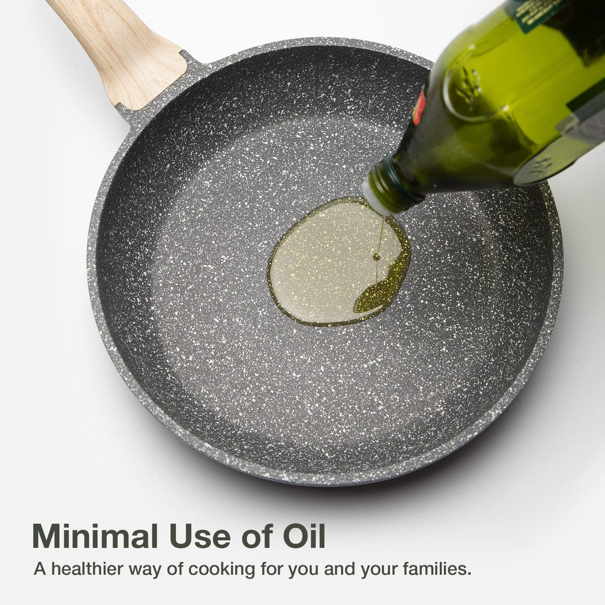 CAROTE low-oil cooking demonstrates healthier frying with less oil