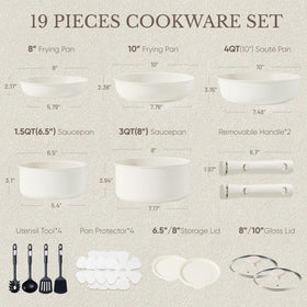 Carote nonstick cookware with oven-safe design for versatile meals.