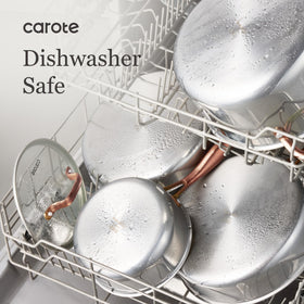 CAROTE non-toxic PTFE and PFOA-free coating on the cooking surface