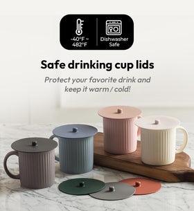 Carrotez lid-seal on tea cup preserves aroma and protects from dust.
