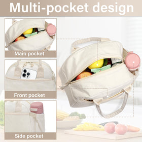 Carry bloom aluminum liner inside is easy to wipe clean