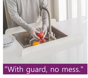 Casa Starlet easy-clean splash guard wipes clean and stores easily