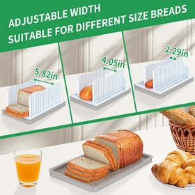 CAWIU durable heat-resistant PP plastic construction for lasting, safe bread slicing.