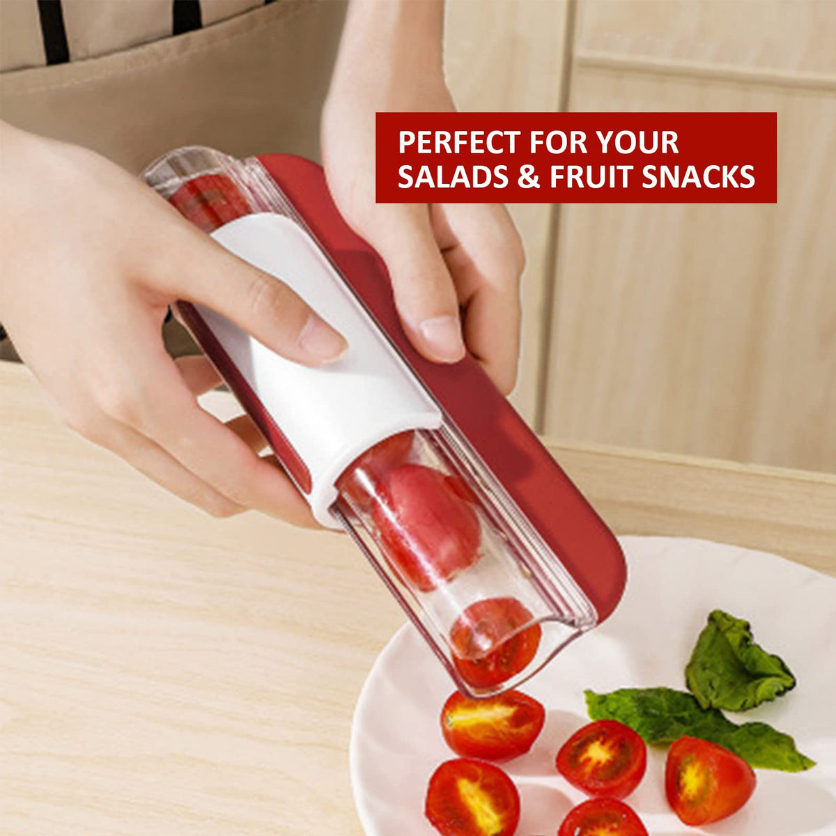 CEHNCEH Multi-Function Kitchen Tool for small fruits and vegetables in parties and salads.