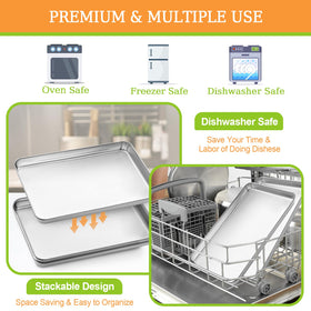 CEKEE dishwasher-safe bakeware for quick cleaning and maintenance