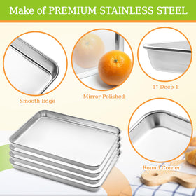 CEKEE pans provide even heat distribution for consistently browned vegetables and pastries.